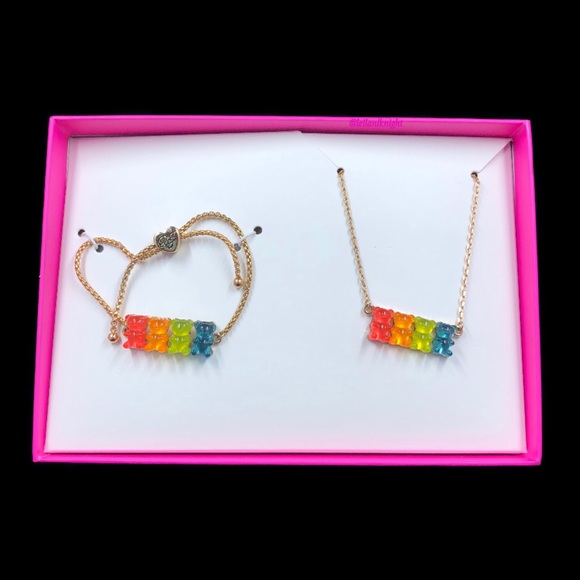 Betsey Johnson Gummy Bear Bracelet and 
Necklace Boxed Set - Picture 4 of 10